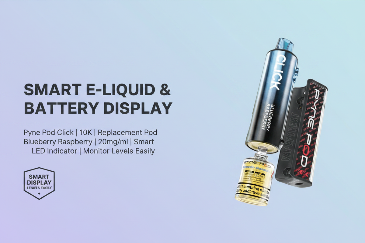 Smart E-liquid & Battery Display