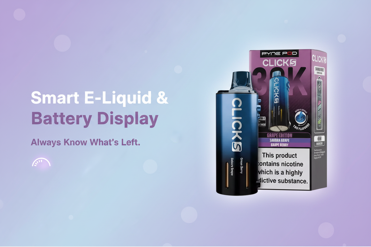Smart E-liquid & Battery Display