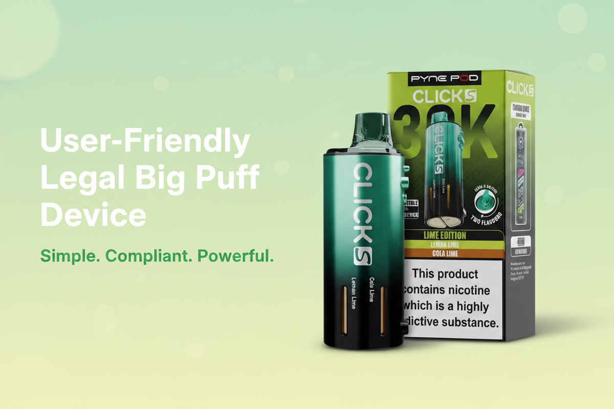 User-Friendly Legal Big Puff Device