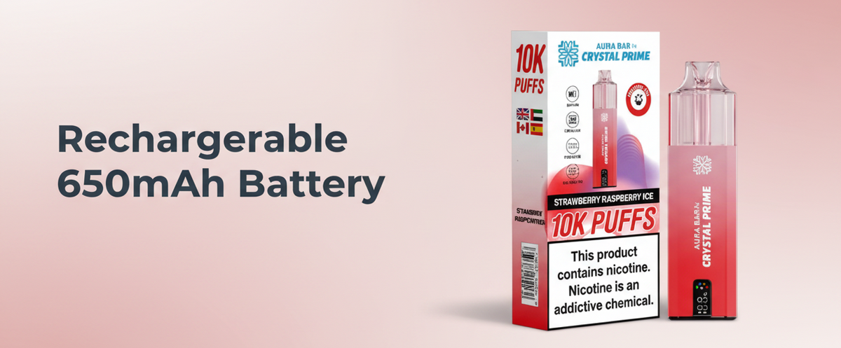 Rechargeable 650mAh Battery