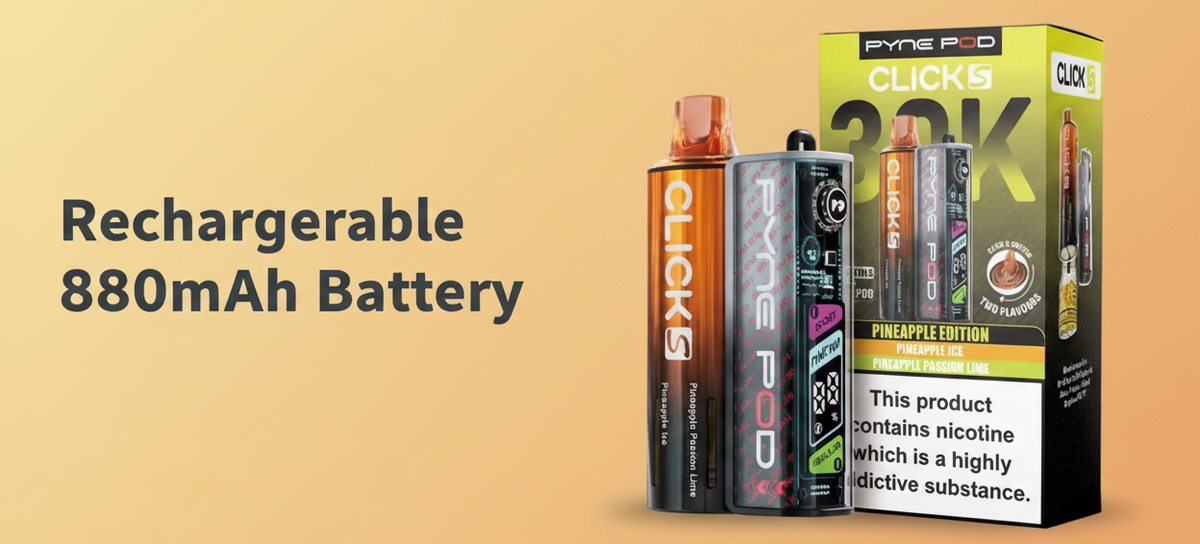 Rechargeable 880mAh Battery