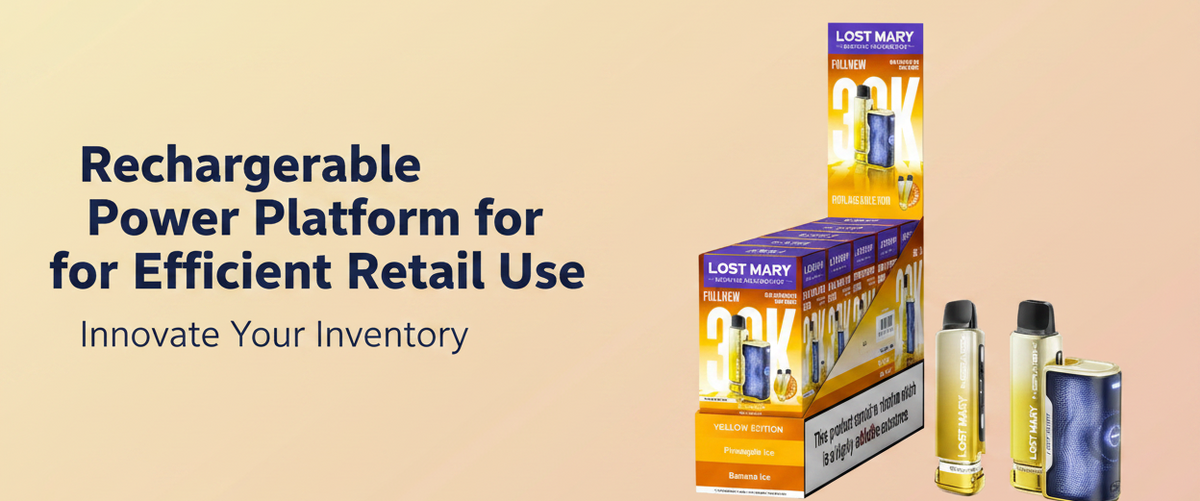 Rechargeable Power Platform for Efficient Retail Use