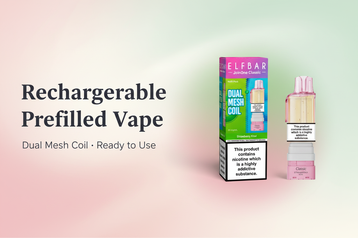 Rechargeable Prefilled Vape