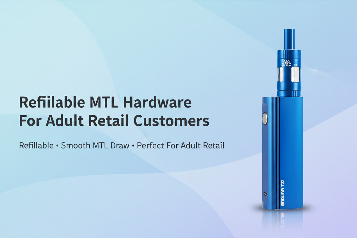 Refillable MTL Hardware for Adult Retail Customers