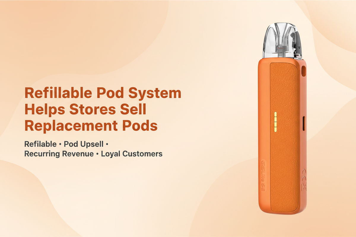 Refillable Pod System Helps Stores Sell Replacement Pods