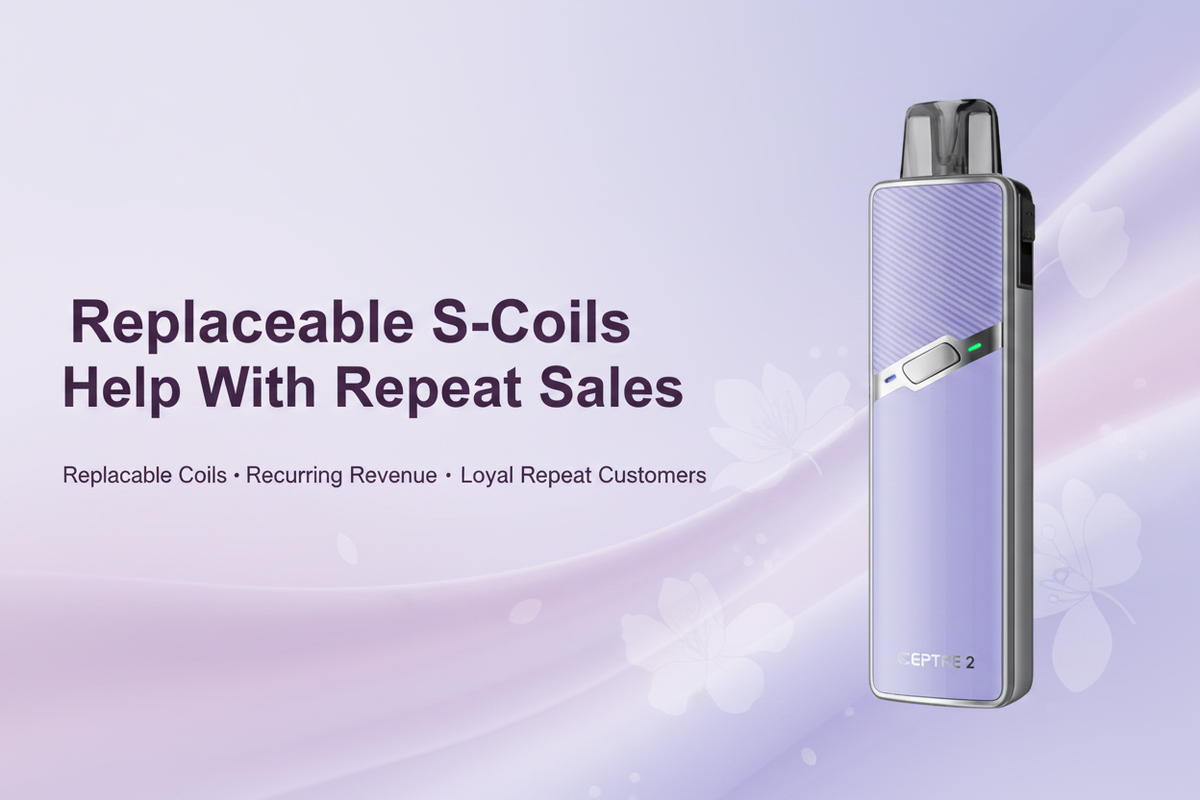 Replaceable S-Coils help with repeat sales