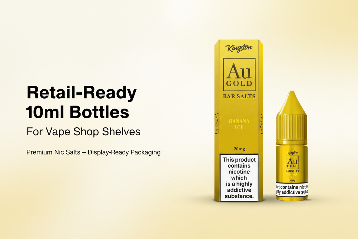 Retail-Ready 10ml Bottles for Vape Shop Shelves