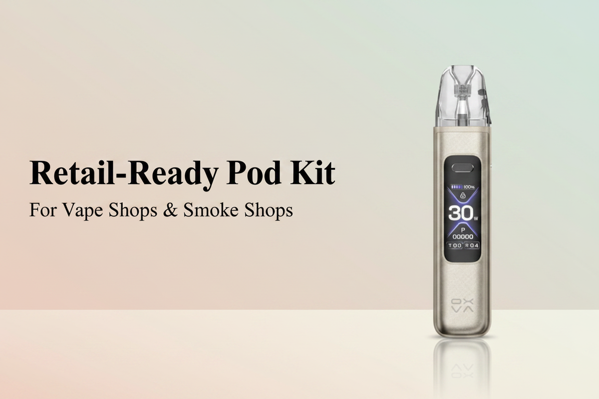 Retail-Ready Pod Kit For Vape Shops And Smoke Shops