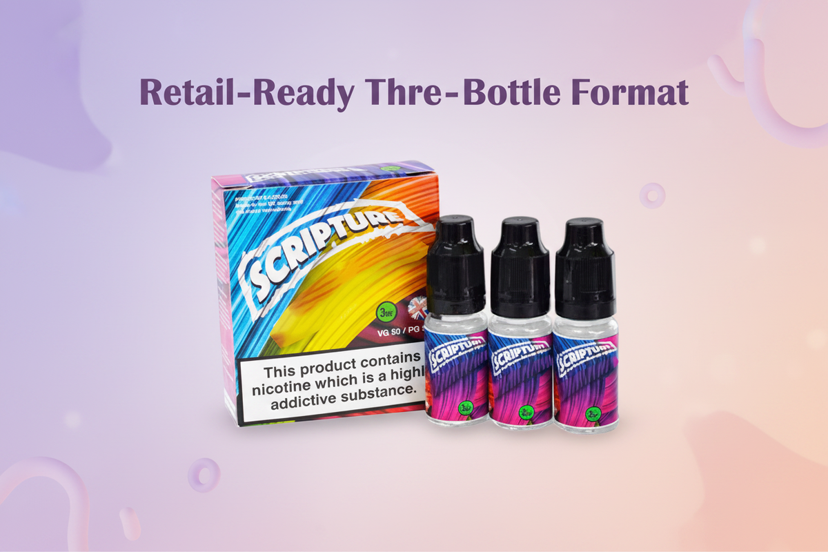  Retail-Ready Three-Bottle Format