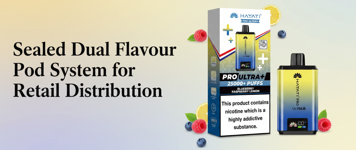 Sealed Dual Flavour Pod System for Retail Distribution