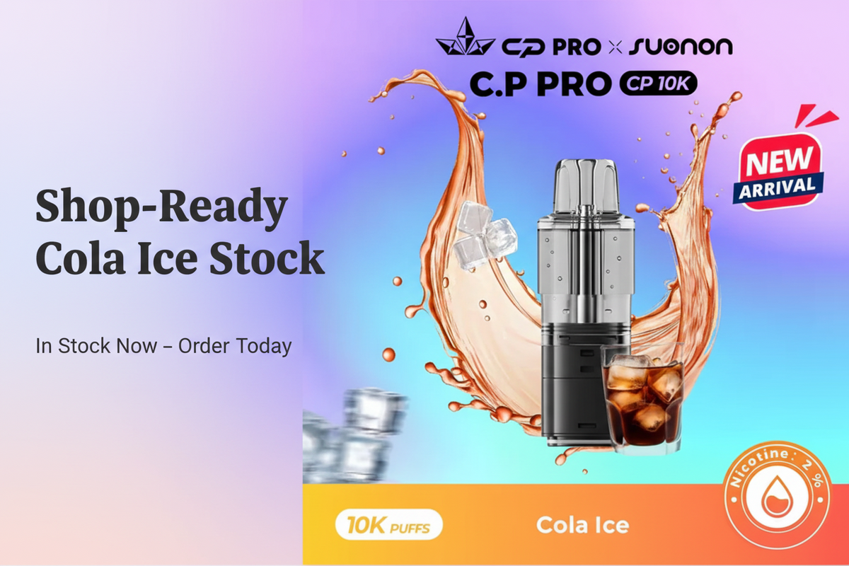 Shop-Ready Cola Ice Stock