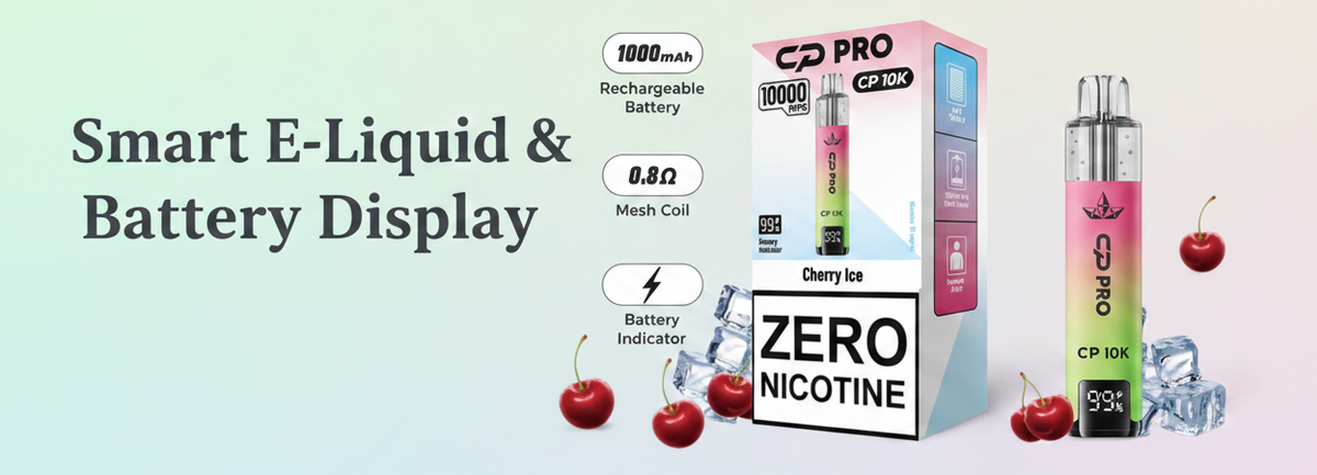 Smart E-liquid & Battery Display