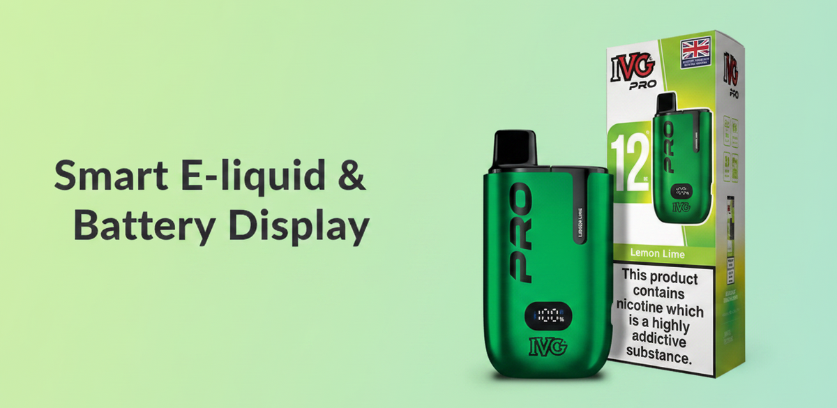 Smart E-liquid & Battery Display