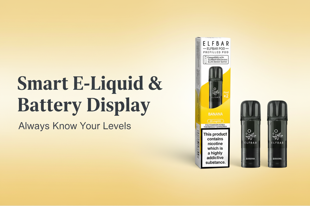 Smart E-liquid & Battery Display