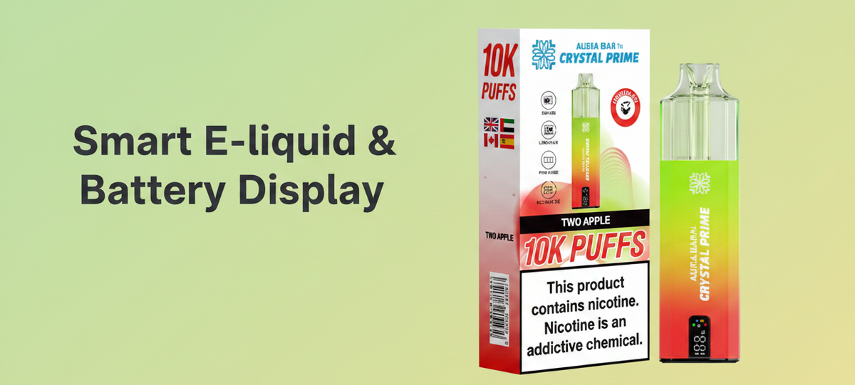 Smart E-liquid & Battery Display
