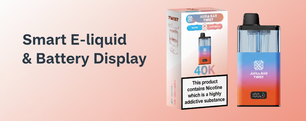 Smart E-liquid & Battery Display