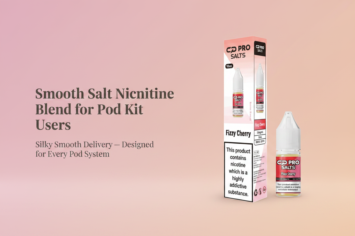 Smooth Salt Nicotine Blend for Pod Kit Users