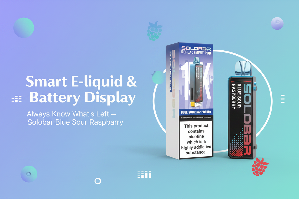 Smart E-liquid & Battery Display