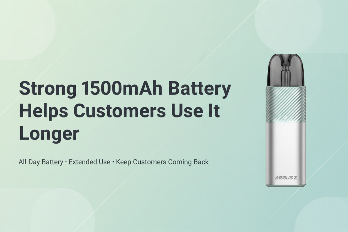 Strong 1500mAh Battery Helps Customers Use It Longer