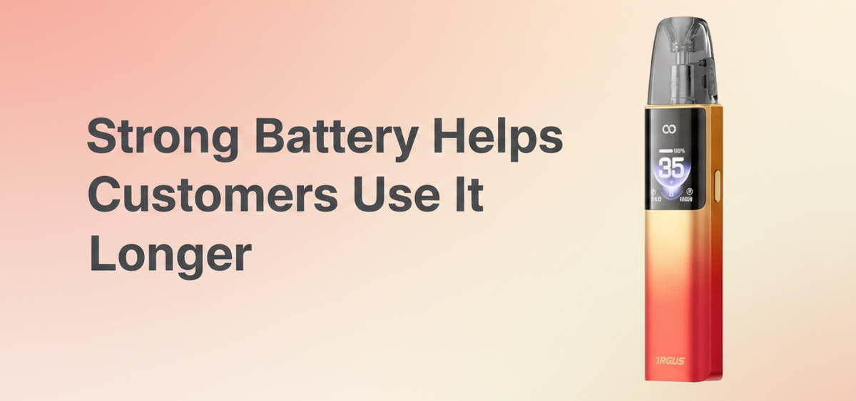 Strong Battery Helps Customers Use It Longer