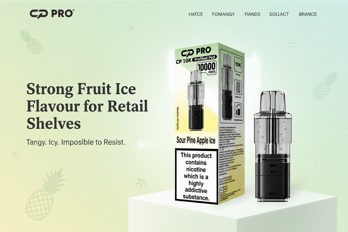 Strong Fruit Ice Flavour for Retail Shelves