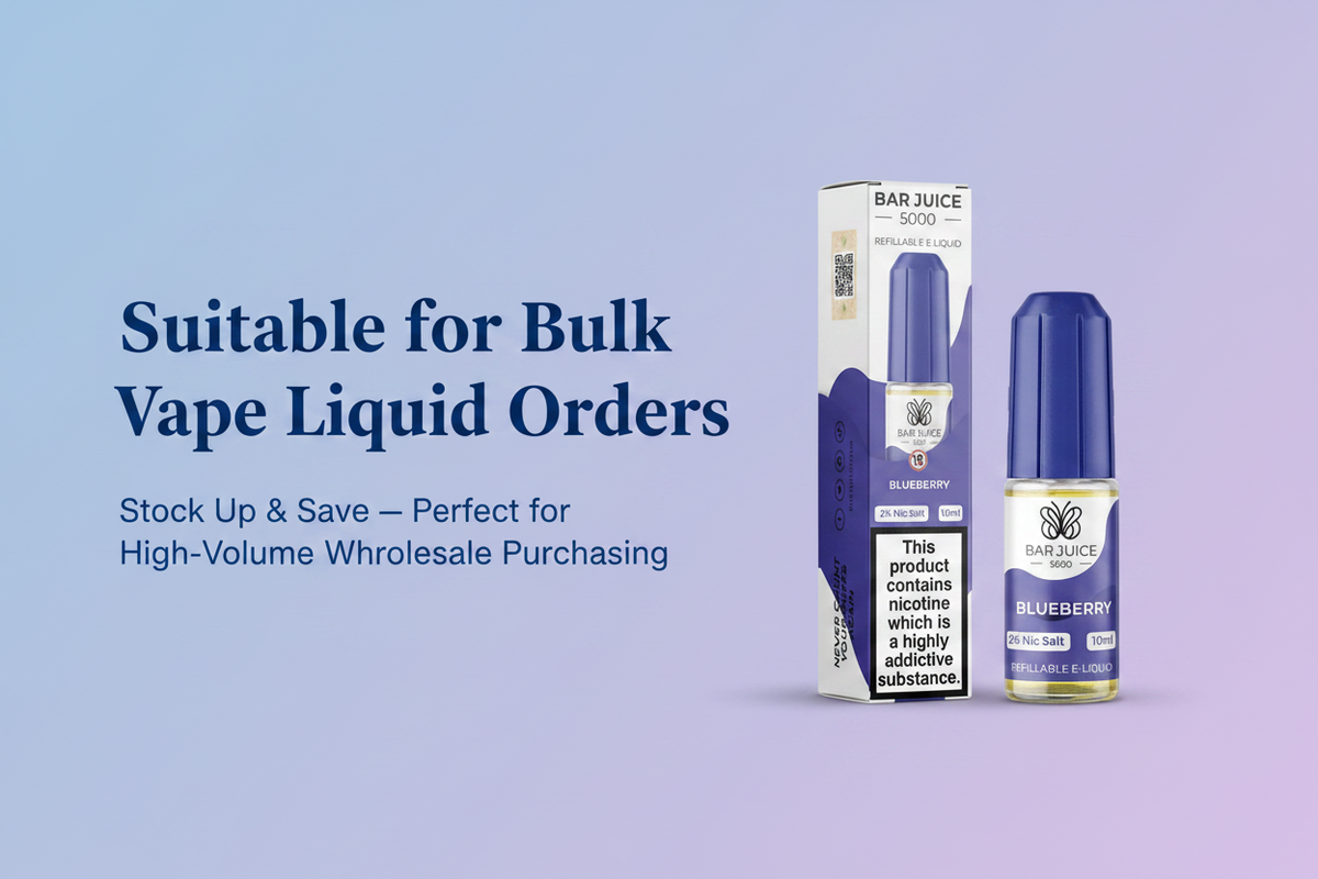 Suitable for Bulk Vape Liquid Orders