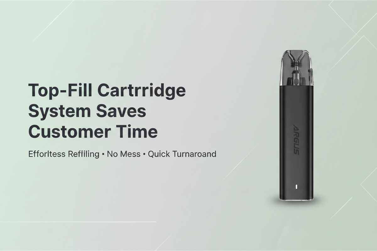 Top-Fill Cartridge System Saves Customer Time