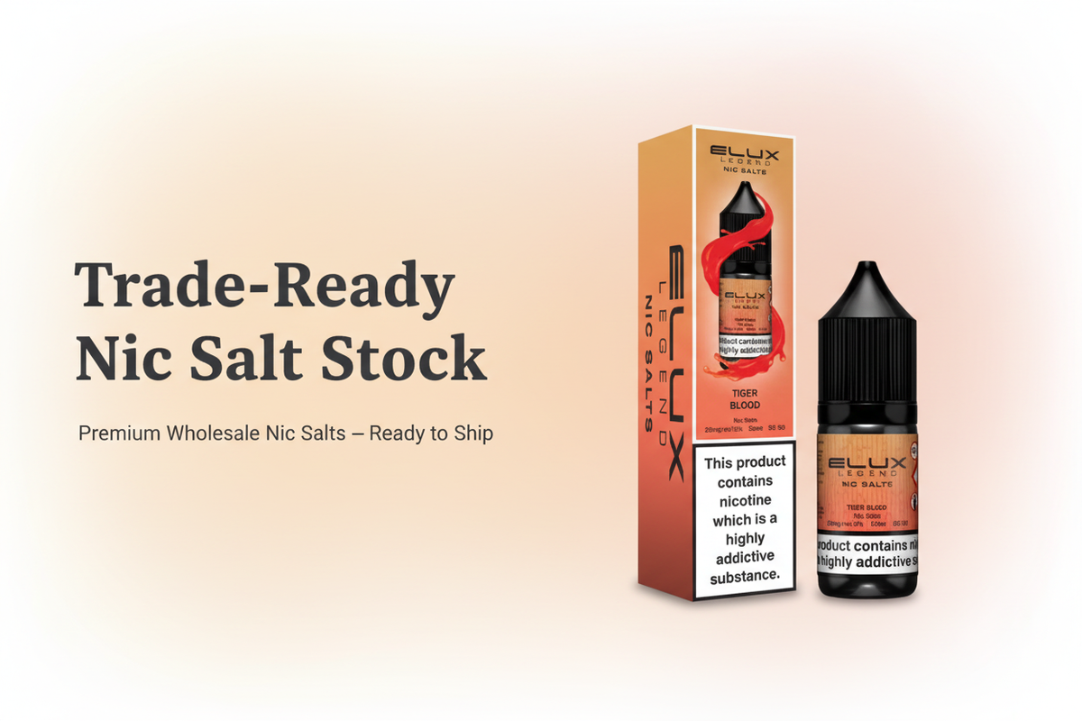 Trade-Ready Nic Salt Stock