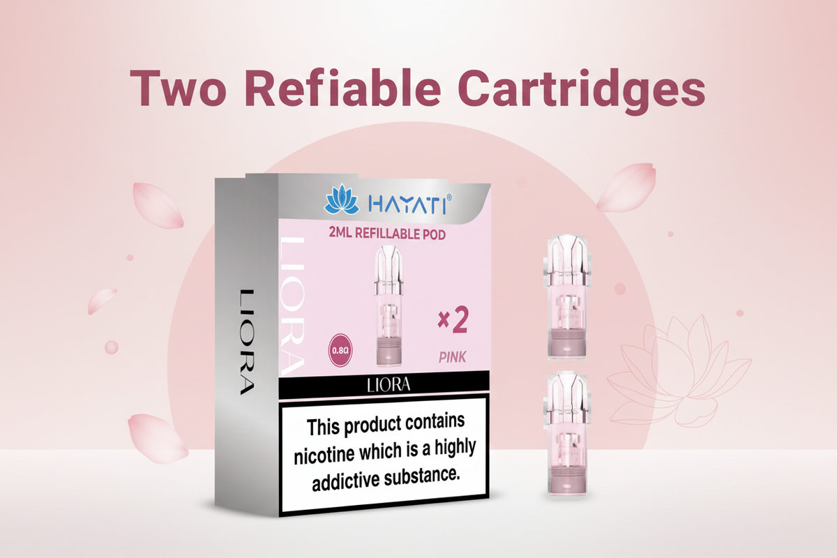 Two Refillable Cartridges