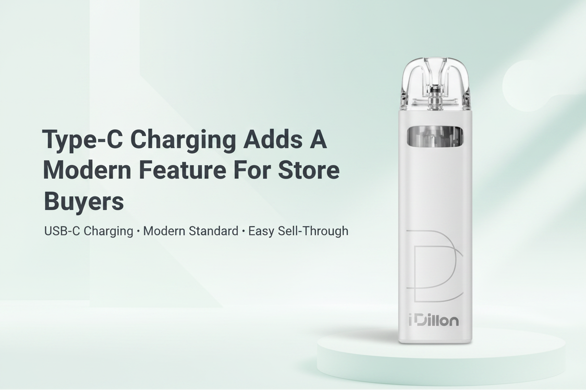 Type-C Charging Adds A Modern Feature For Store Buyers