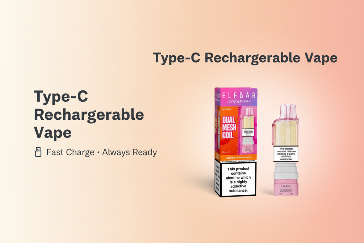 Type-C Rechargeable Vape