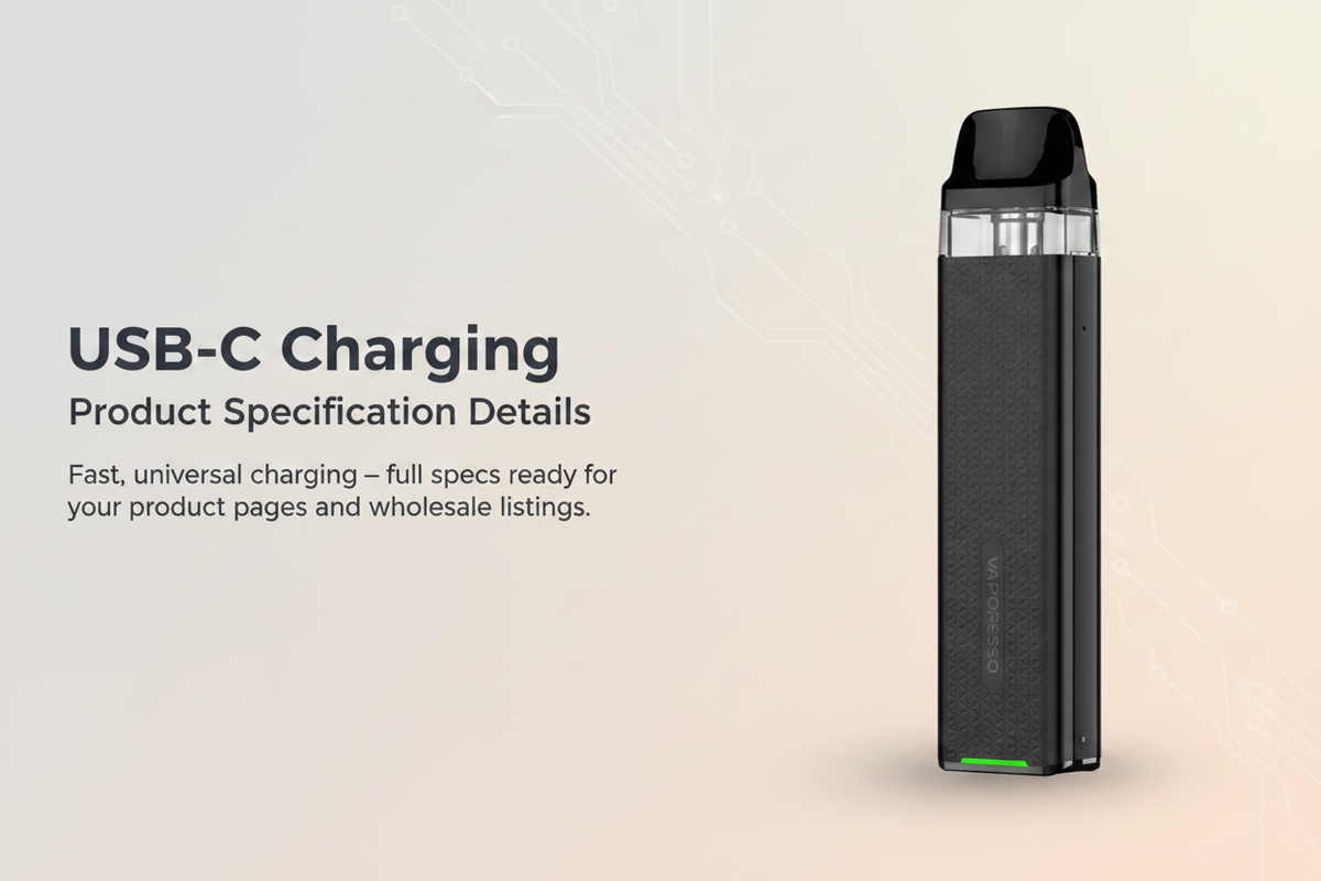 USB-C Charging Details for Product Specification Pages