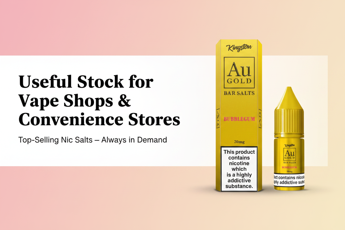 Useful Stock for Vape Shops and Convenience Stores
