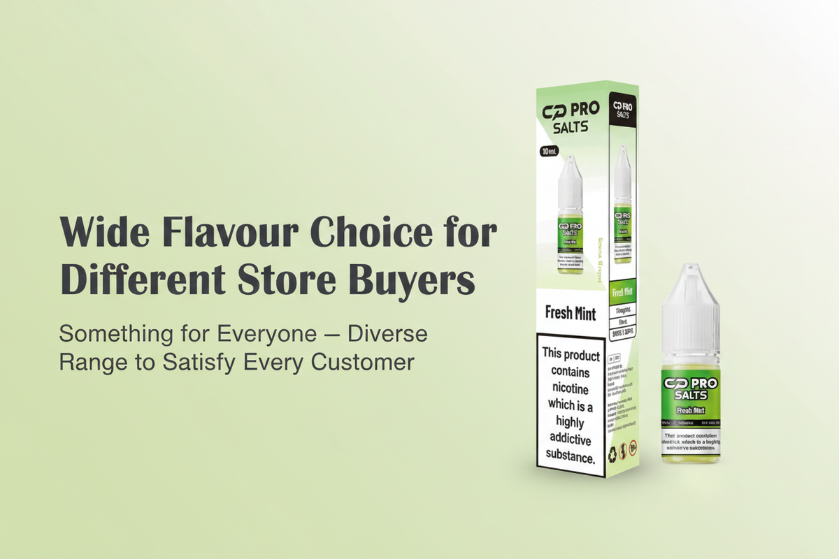 Wide Flavour Choice for Different Store Buyers