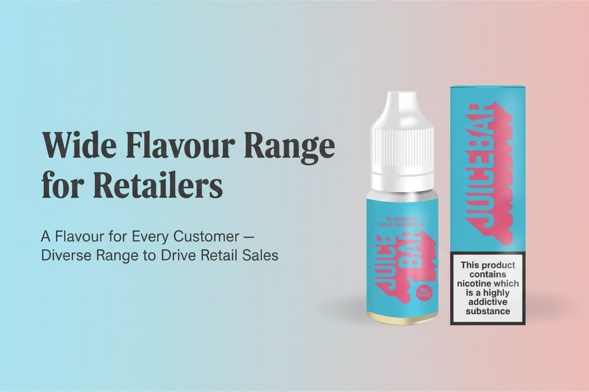 Wide Flavour Range for Retailers