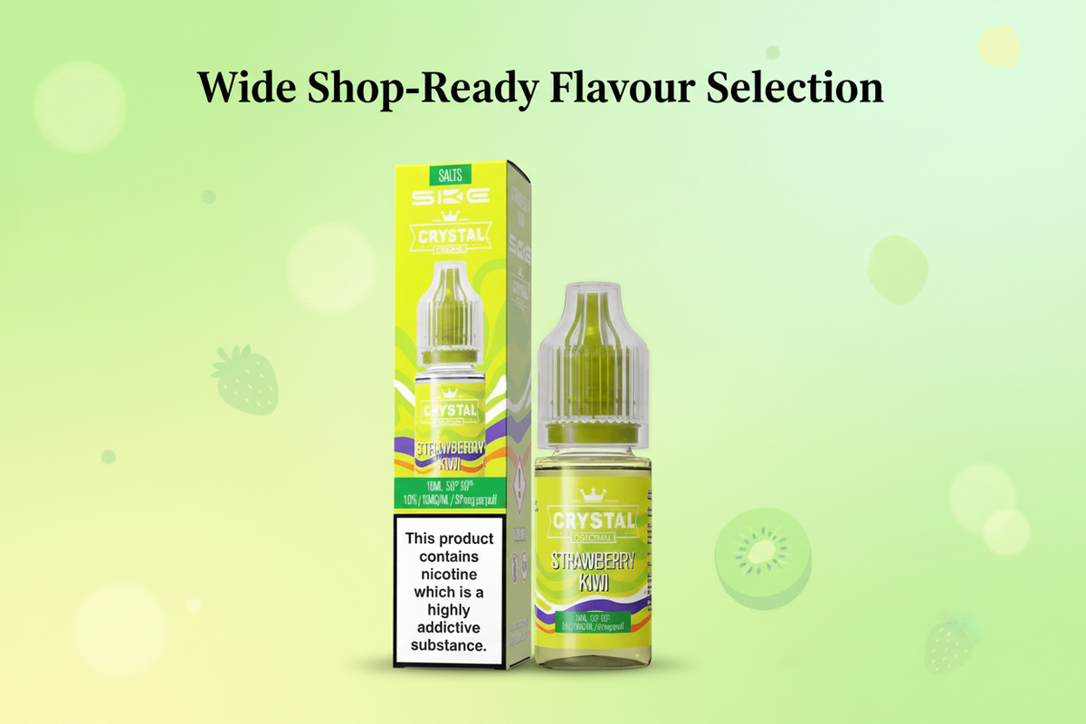 Wide Shop-Ready Flavour Selection